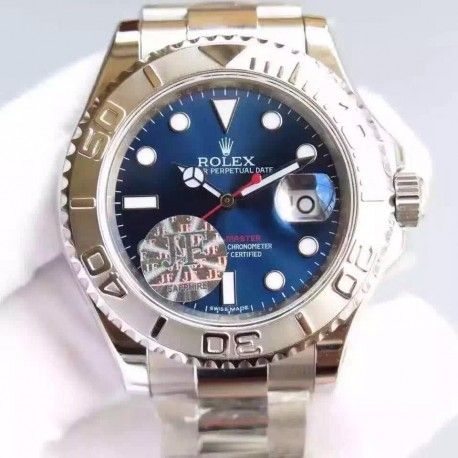 Replica Rolex Yacht-Master 40 116622 JF Stainless Steel Blue Dial Swiss 3135