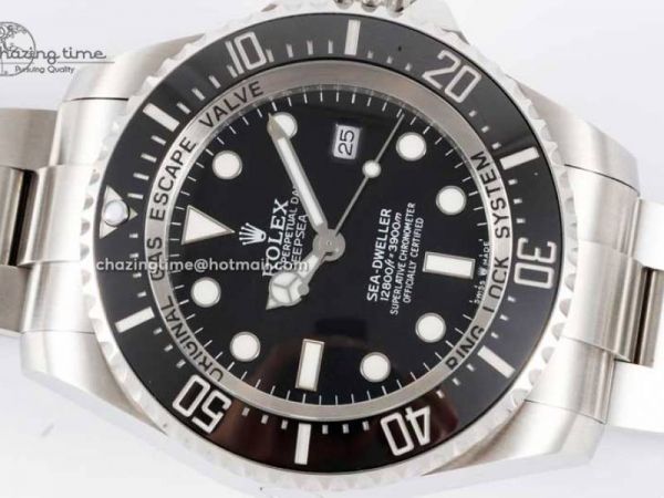 Sea-Dweller 126660 APF Best Edition Black Dial on SS Bracelet VR3235