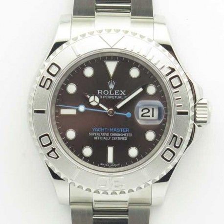 Replica Rolex Yacht-Master 40 116622 GM Stainless Steel 904L Black Dial Swiss 2836-2