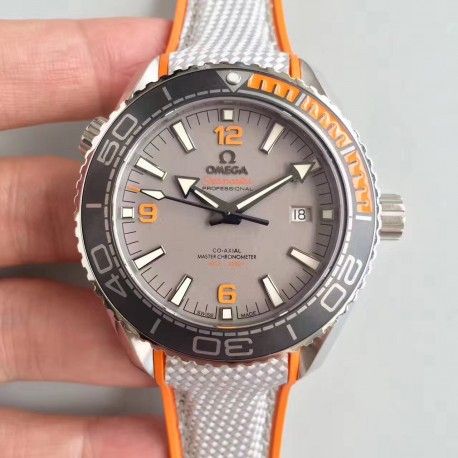 Replica Omega Seamaster Planet Ocean 600M 215.92.44.21.99.001 Noob Stainless Steel Grey Dial Swiss 8900