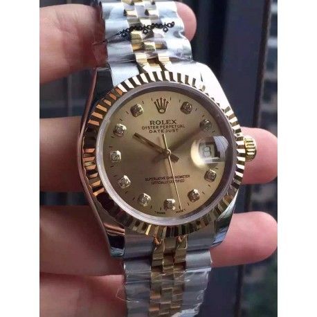 Replica Rolex Lady Datejust 31 178273 V5 31MM Stainless Steel & Yellow Gold Champagne Dial Swiss 2836-2