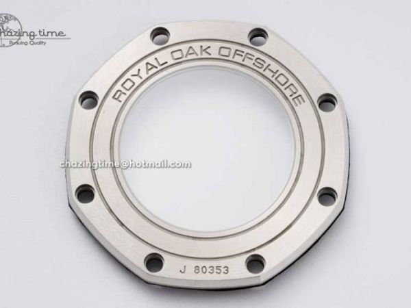 Royal Oak Offshore 44mm SS Ceramic Bezel JJF 1:1 Best Edition Gray Dial on Rubber Strap A3126 V2